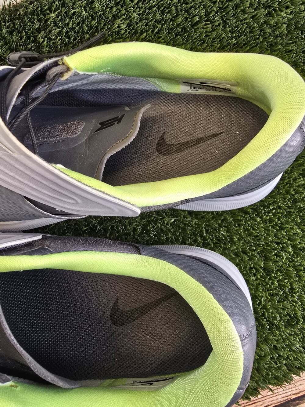 Nike TW 2017 Tiger Woods Wolf Dark Grey Golf Cleats 880955-002 Mens Size 8 - Picture 7 of 8